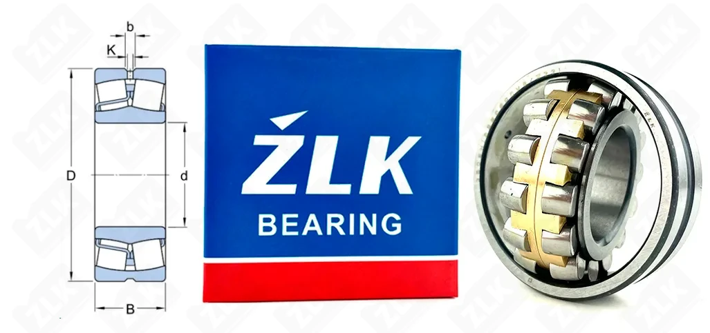 Подшипник роликовый 3506 H (22206CA/W33, 22206 MB/W33) 30×62×20 мм ZLK