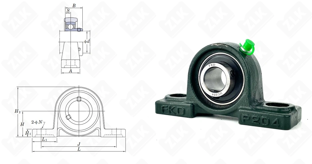 480204UCP (UCP204) FKD