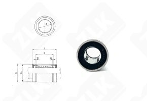 Линейный подшипник LM10UU