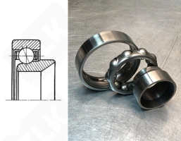 Подшипник 226707 радиальный шариковый 35-80-33.5 мм