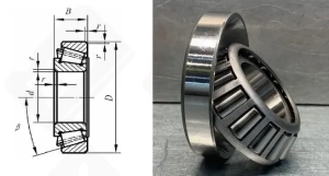 Подшипник STE3575 радиально-упорный роликовый конический 35-75-22 мм