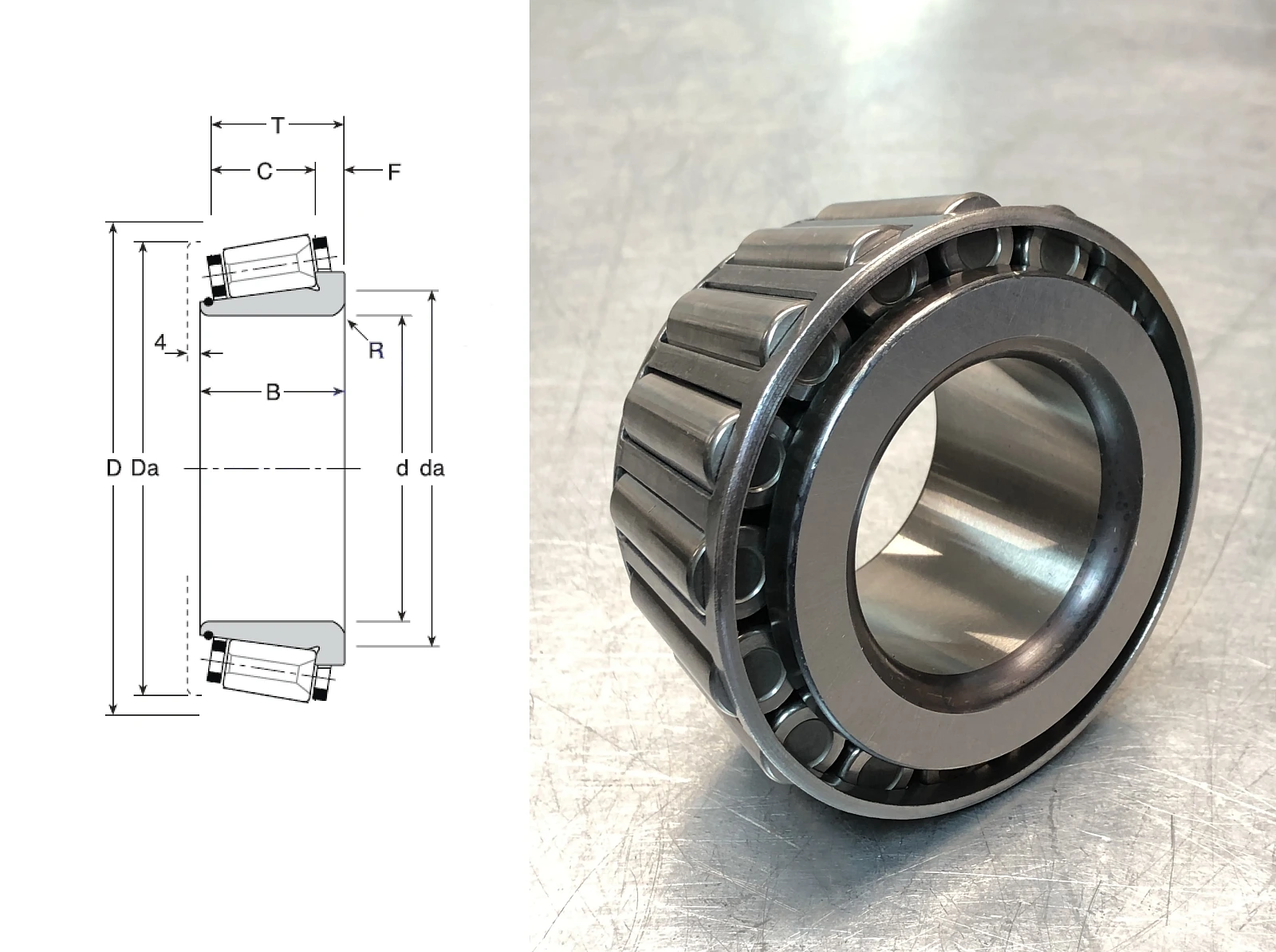 Подшипник роликовый  (VKT 8956) 42.07×81.5×40.1 мм SKF оригинал