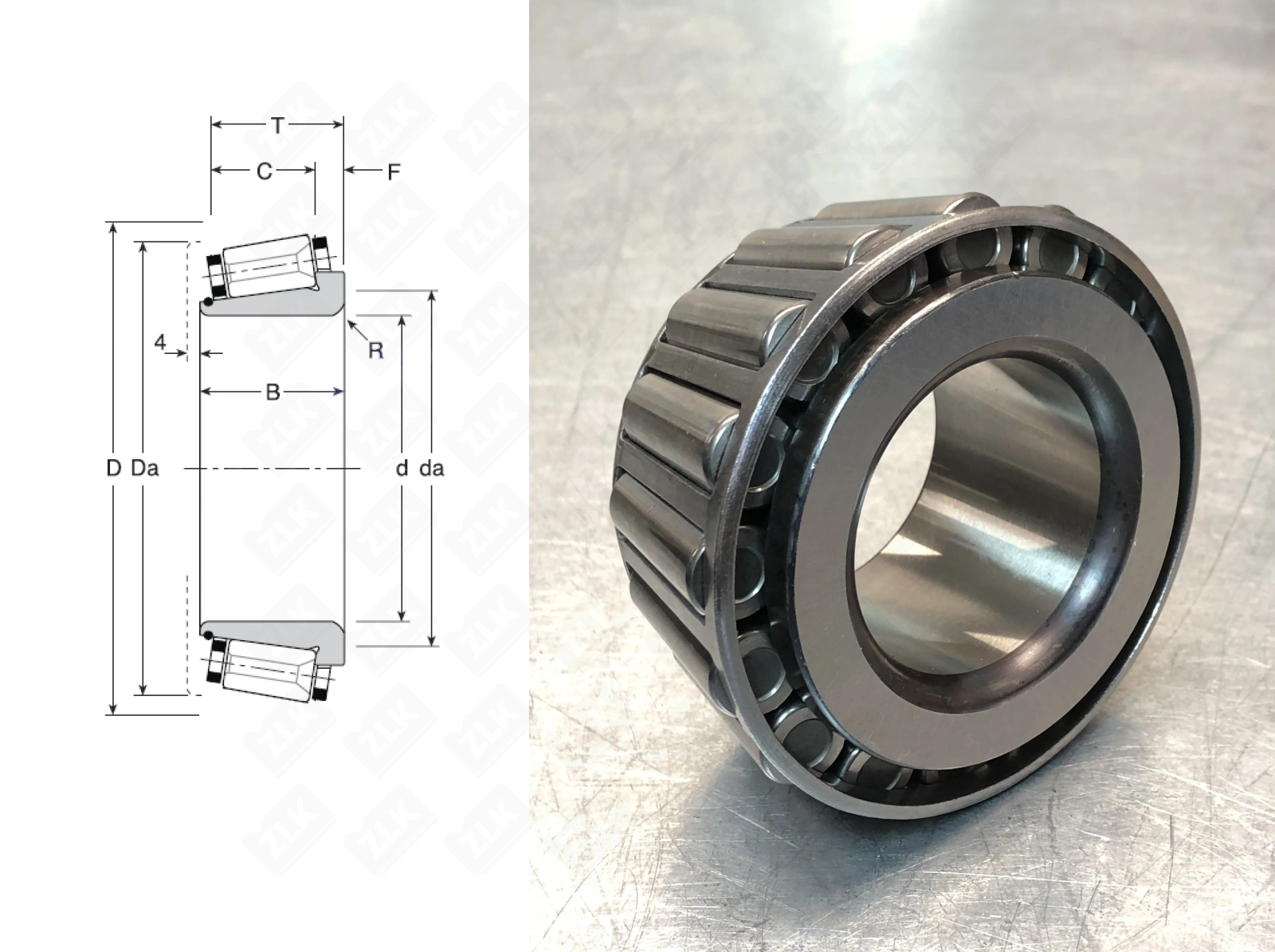 Подшипник роликовый (VKT 8956) 42.07×81.5×40.1 мм SKF оригинал