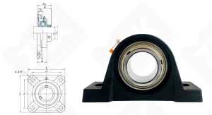 Подшипниковый узел  480212UCPE (UCPE212-L3)