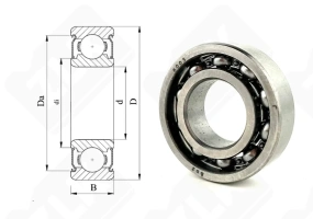 Подшипник 103 (6003) радиальный шариковый 17-35-10 мм