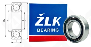 Подшипник MR126 радиальный шариковый гибридный 6-12-3 мм