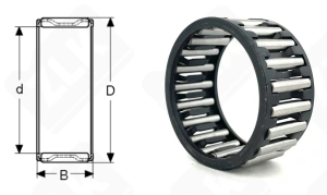 Подшипник K35x42x20 радиальный игольчатый 35-42-20 мм