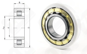 Подшипник 30-32324Л (NU324ECMC3VA3091) радиальный роликовый токоизолированный 120-260-55 мм