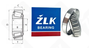 Подшипник 2007126 А (32026) радиально-упорный роликовый конический 130-200-45 мм