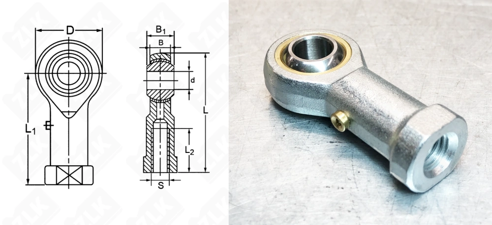 Шарнирный наконечник TSFL8 ISB
