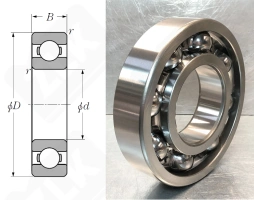 Подшипник 319 (6319CM) радиальный шариковый 95-200-45 мм
