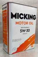 Масло моторное 5W-30 полусинтетическое 4л универсальное Micking Motor Oil EVO2 5W-30 API SN/CF