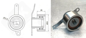 Подшипник 52TB0539B01 (ZA) радиальный шариковый 25-53-44 мм