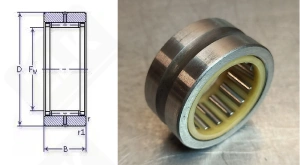 Подшипник 254705Е радиальный игольчатый 25-37-17 мм