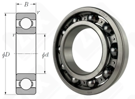 Подшипник 224 (6224) радиальный шариковый 120-215-40 мм