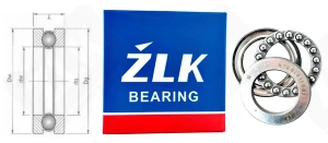 Подшипник 8106 (51106) упорный шариковый 30-47-11 мм