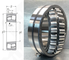 Подшипник 3153752Н (23152KEJW33C3) радиальный роликовый самоустанавливающийся 260/270-440-145 мм