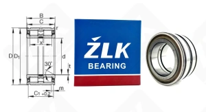 Подшипник SL045010PP радиальный роликовый 50-80-40 мм