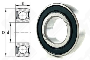 Подшипник 580205 (CS205) шариковый 25-52-15 мм