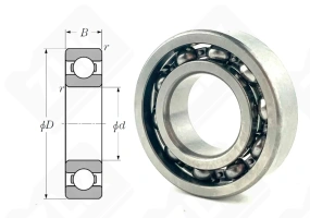 Подшипник 103 (6003) радиальный шариковый 17-35-10 мм