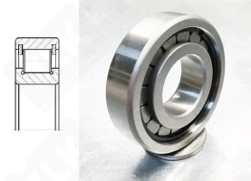 Подшипник NCF3022 радиальный роликовый 110-170-45 мм