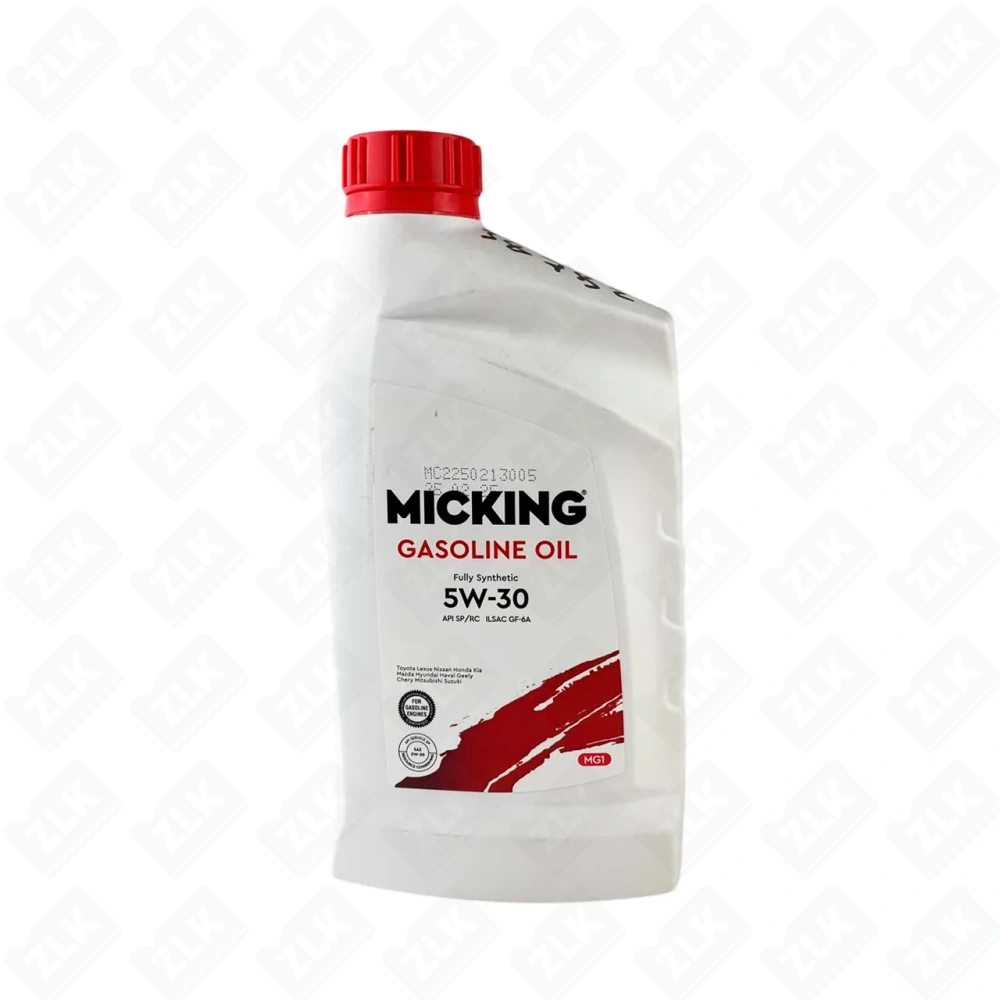 Масло моторное 5W-30 синтетическое 1л бензин Micking Gasoline Oil MG1 API SP/RC