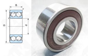 Подшипник 3056206 (32062RS,52062RS) радиально-упорный шариковый 30-62-23,8 мм