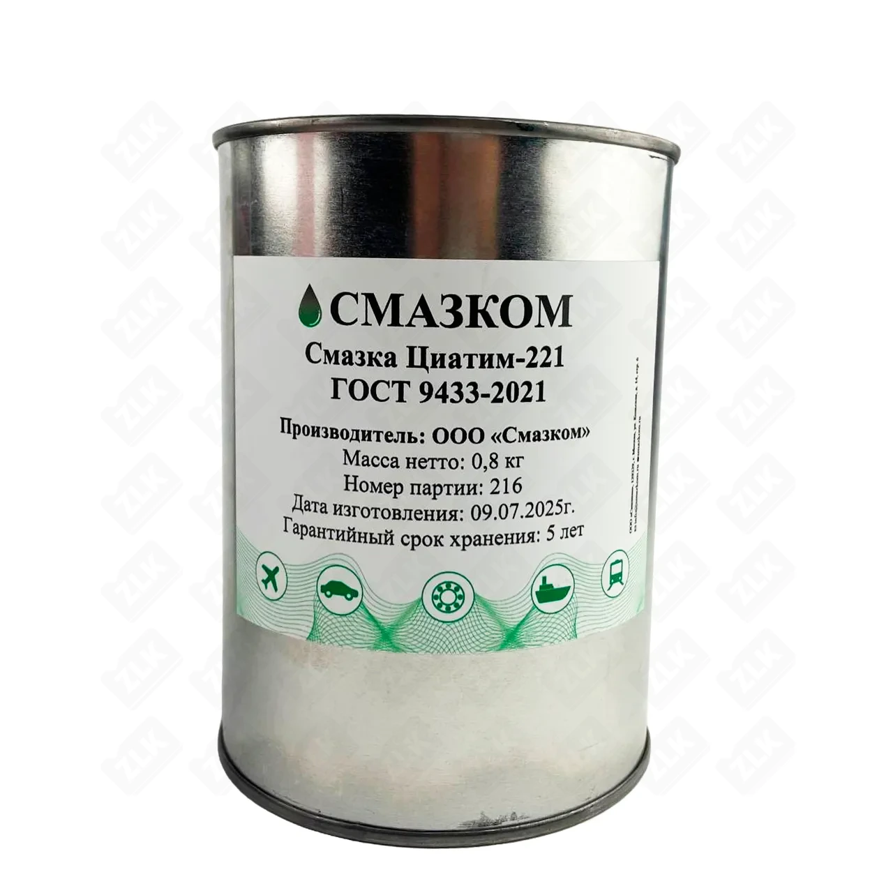 Смазка термостойкая Циатим-221t -60°C +150°C См-Ойл 800гр