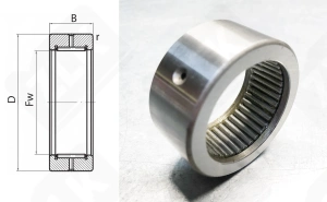 Подшипник 4024103 (RNAV4003) радиальный игольчатый 24-35-18 мм