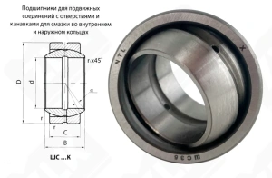 Подшипник ШС35 (GE35) шарнирный 35-55-21/26 мм