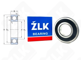 Подшипник 180312 Ш (63122RS) радиальный шариковый 60-130-31 мм
