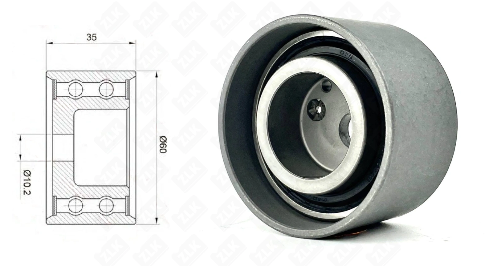 Подшипник шариковый (60TB0652 (531021220 VKM72) 10×29×60 мм NSK оригинал