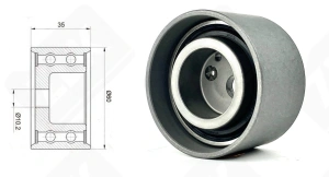 Подшипник 60TB0652 (531021220 VKM72320 GT36809) радиальный шариковый 10-29-60/53 мм