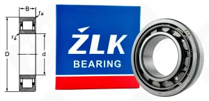 Подшипник 32509 (NU2209E) радиальный роликовый 45-85-23 мм