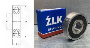 Подшипник B15-86 радиальный шариковый 15-47-14 мм