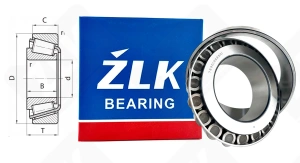 Подшипник 7530 (32230) радиально-упорный роликовый конический 150-270-77 мм