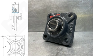 Подшипниковый узел 480205UCF (UCF205 FY25)