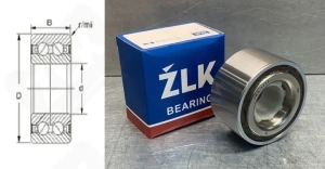 Подшипник JWB3223 (35BWD16) радиально-упорный шариковый 35-68-39 мм