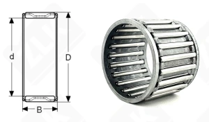 Подшипник K35x41x32 радиальный игольчатый 35-41-32 мм