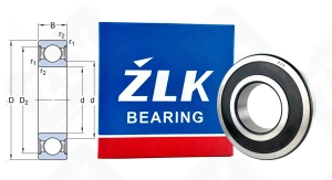 Подшипник 180318 Ш (63182RS) радиальный шариковый 90-190-43 мм