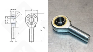 Шарнирный наконечник POS14 14-34-13 мм