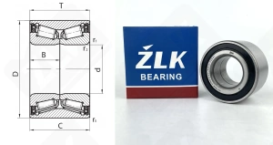 Подшипник 537906 (JRM3049/JRM3010XDA) радиальный роликовый 30-60-37 мм