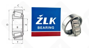 Подшипник 7304 (30304) радиально-упорный роликовый конический 20-52-16,25 мм