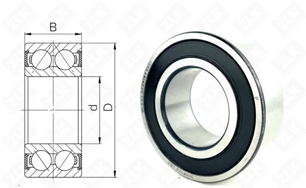3056209 (2RS) (5209,3209) UBC