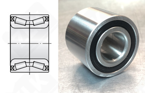 Подшипник BK26204 (R15588,7701210004) радиально-упорный роликовый конический 25-55-43 мм
