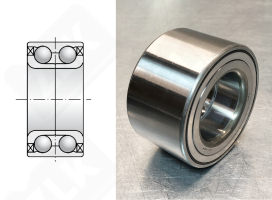 Подшипник 40BWD12FCA88ZA радиально-упорный шариковый 40-74-42 мм