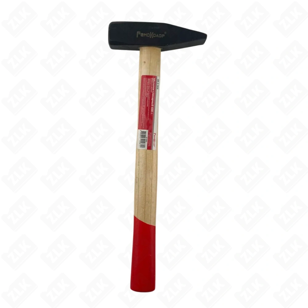 Молоток 600 г слесарный деревянная рукоятка РемоКолор