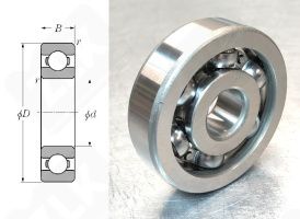 Подшипник 406 (6406) радиальный шариковый 30-90-23 мм