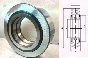 Подшипник 140250 Htur радиальный роликовый 140-250-78 мм