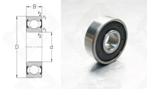 Подшипник 180024 (6242RS) радиальный шариковый 4-13-5 мм